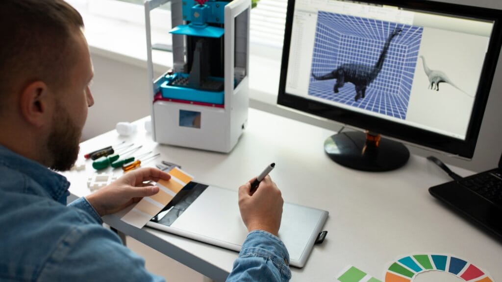 Intelligence artificielle dans le design graphique pour l’impression